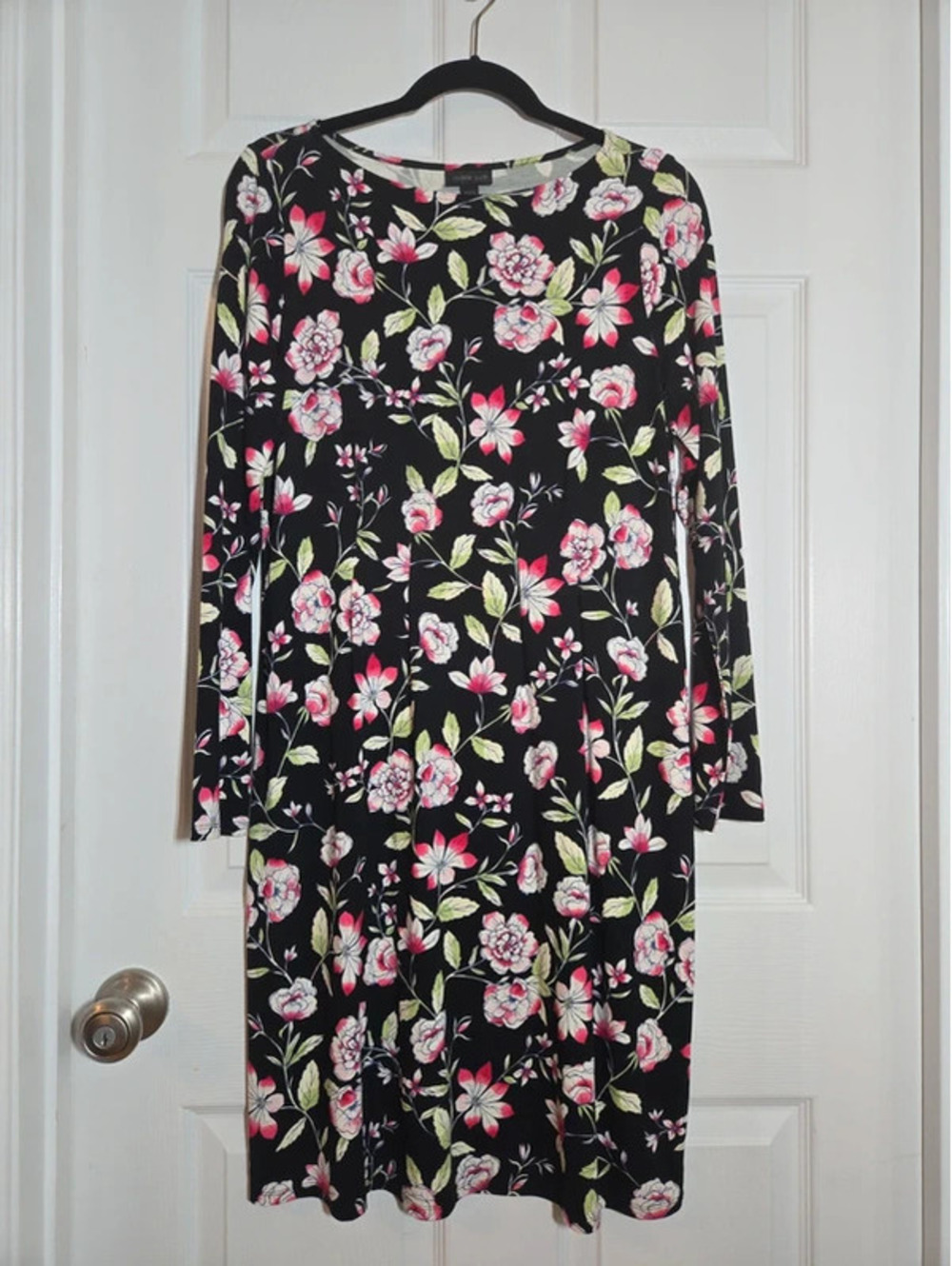 J. Jill floral long sleeve dress size small